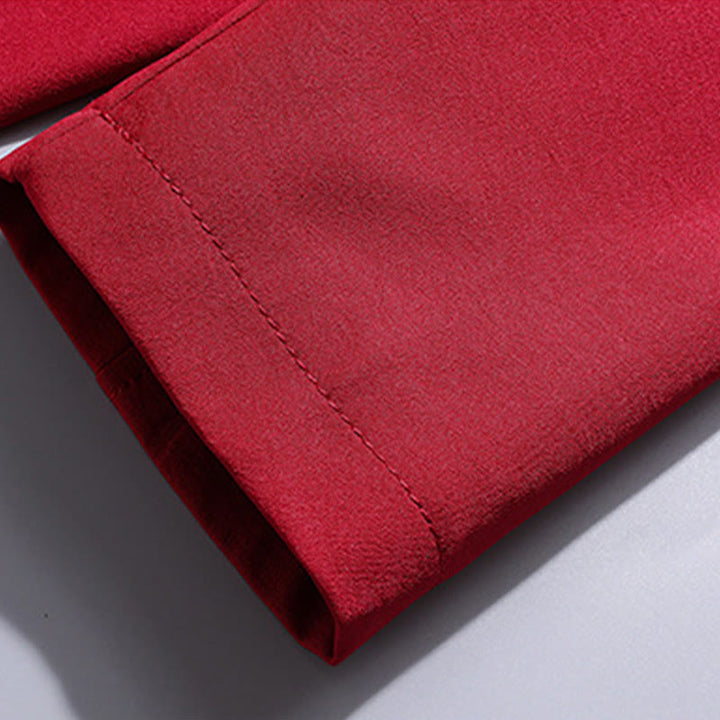 Traje Tang bordado con Buddha Stones para Año Nuevo chino, uniforme tradicional Hanfu, camiseta de manga larga, pantalones, conjunto para hombre - image 15