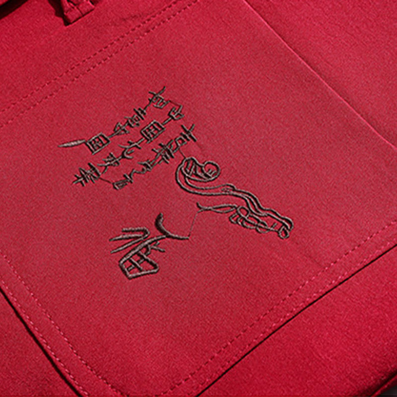 Traje Tang bordado con Buddha Stones para Año Nuevo chino, uniforme tradicional Hanfu, camiseta de manga larga, pantalones, conjunto para hombre - image 12