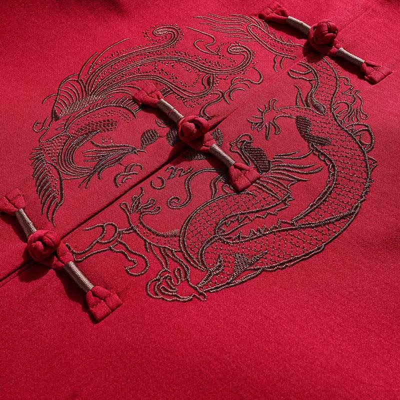 Traje Tang bordado con Buddha Stones para Año Nuevo chino, uniforme tradicional Hanfu, camiseta de manga larga, pantalones, conjunto para hombre - image 9