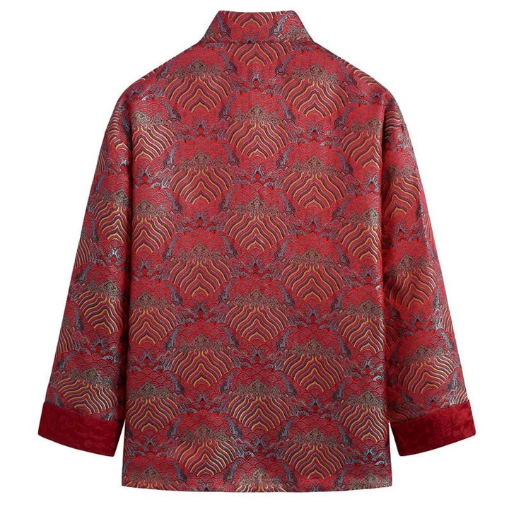 Traje Tang con Buddha Stones y bolsillos para hombre - image 1