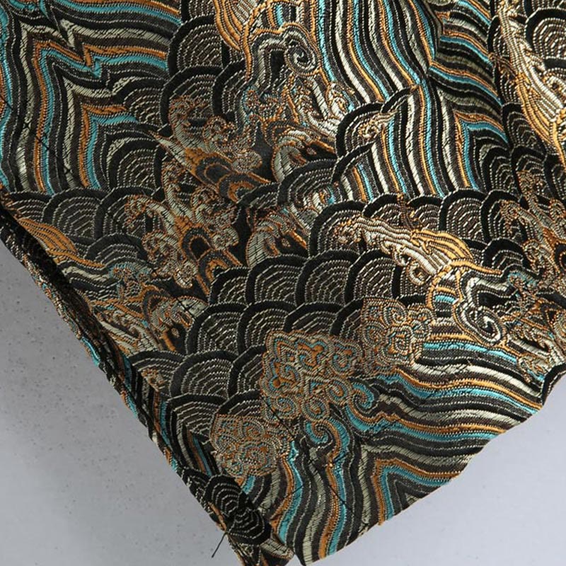 Traje Tang con Buddha Stones y bolsillos para hombre