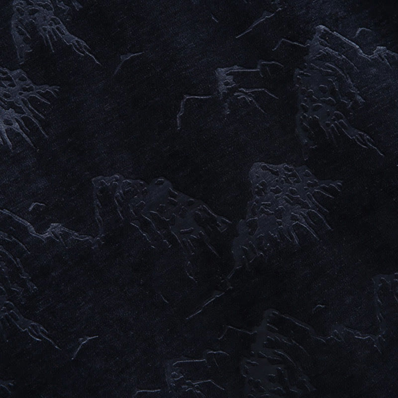 Traje Tang para hombre, chaqueta, camisa y bolsillos, con estampado de paisaje de Año Nuevo chino y Buddha Stones, hecho a mano, con botones de rana