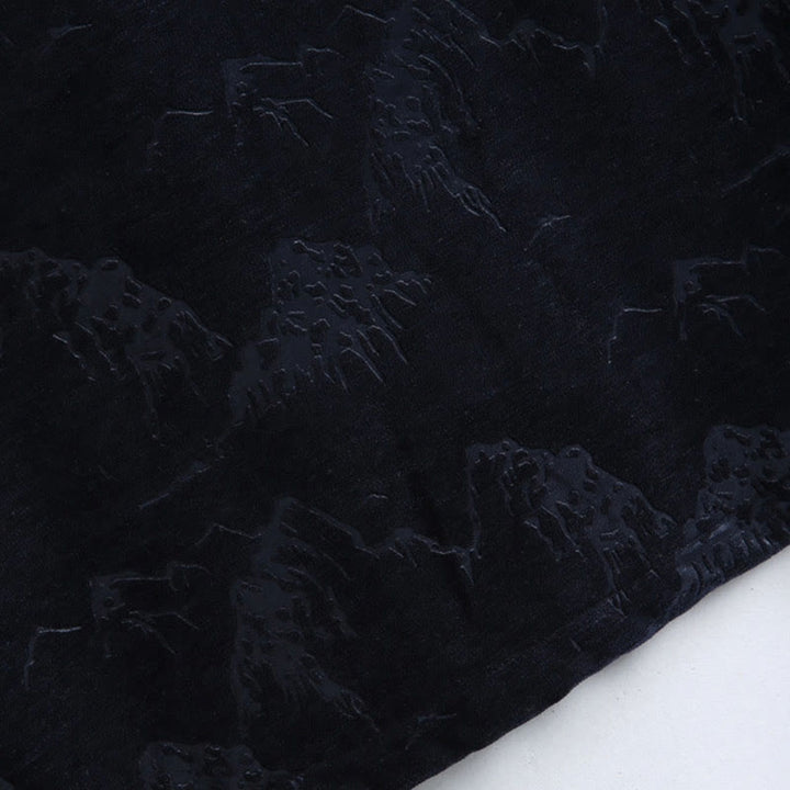 Traje Tang para hombre, chaqueta, camisa y bolsillos, con estampado de paisaje de Año Nuevo chino y Buddha Stones, hecho a mano, con botones de rana - image 10