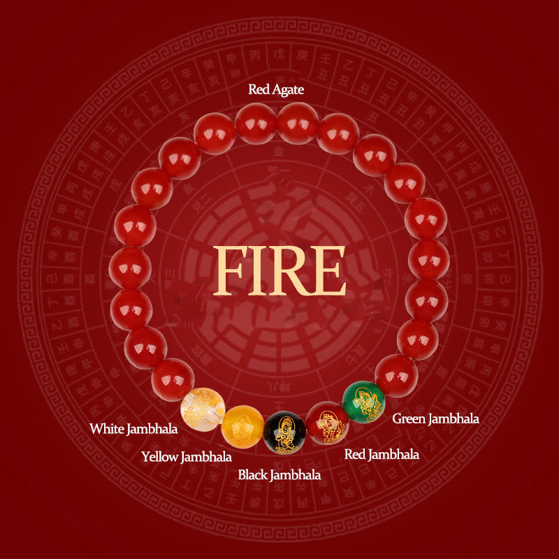 Buddha Stones Jambhala - Fuego (Circunferencia de la muñeca: 14-16 cm) - image 13