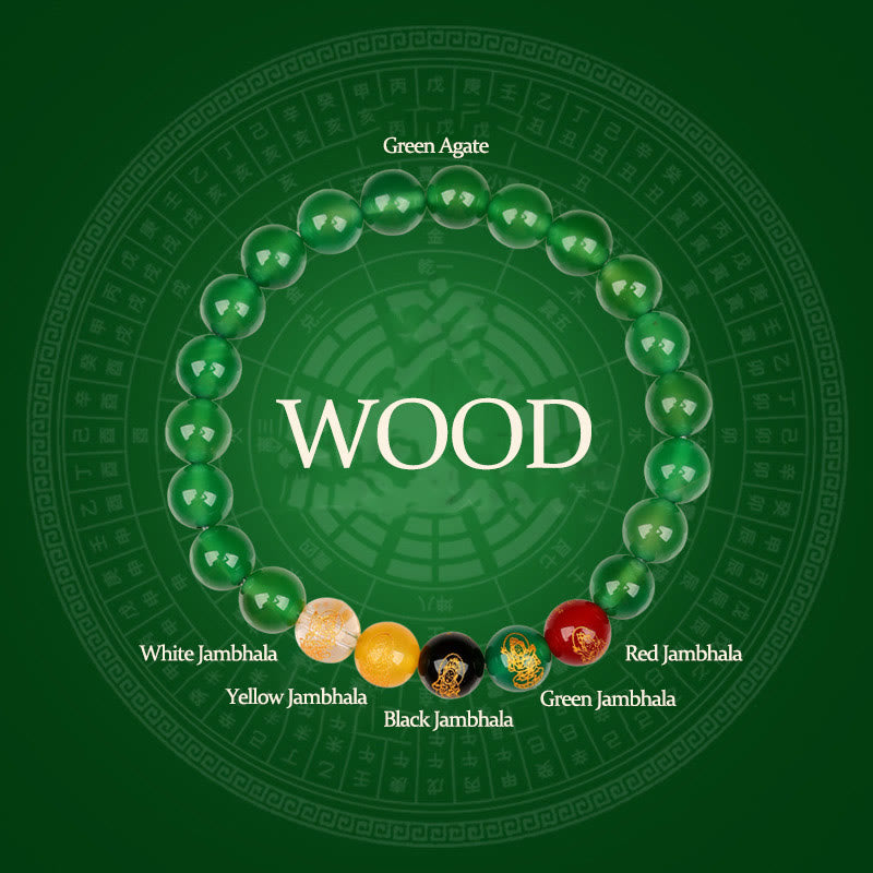 Buddha Stones Jambhala - Madera (Circunferencia de la muñeca: 14-16 cm) - image 5