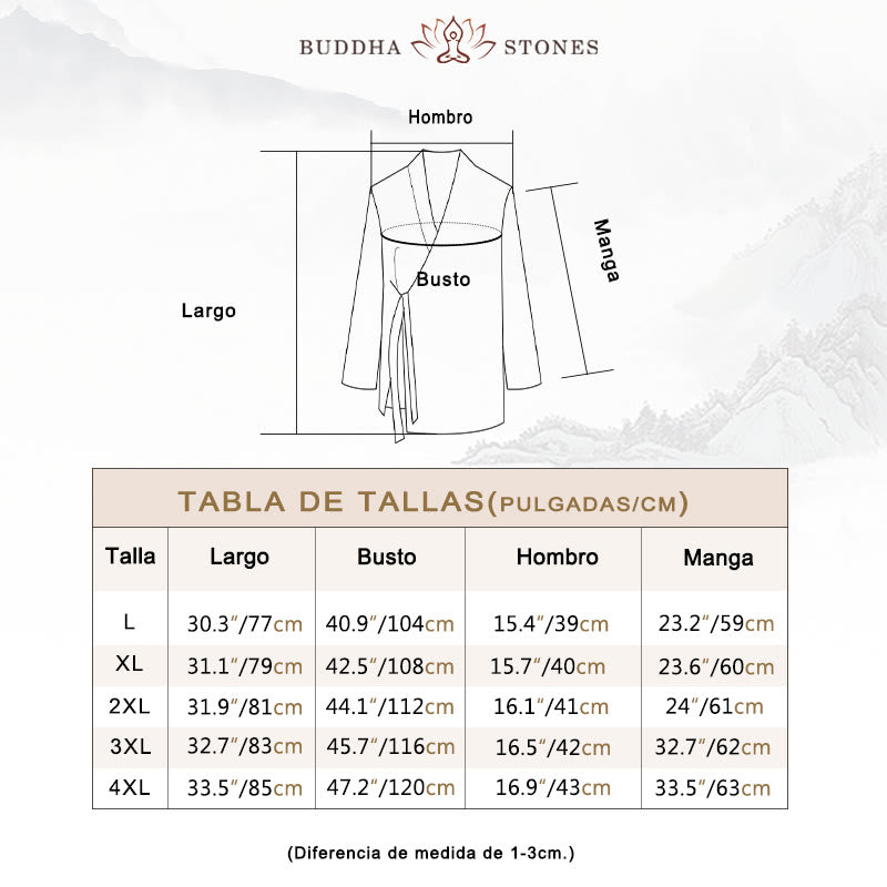 Chaqueta de lino y algodón con cordones para hombre, sencilla , con Buddha Stones , para otoño, ropa zen - image 5