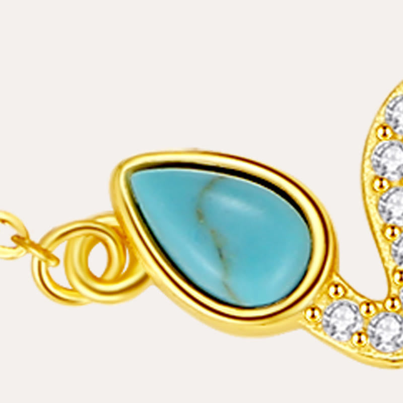 Pulsera de protección del año de la serpiente con ópalo turquesa y plata de ley 925 de Buddha Stones