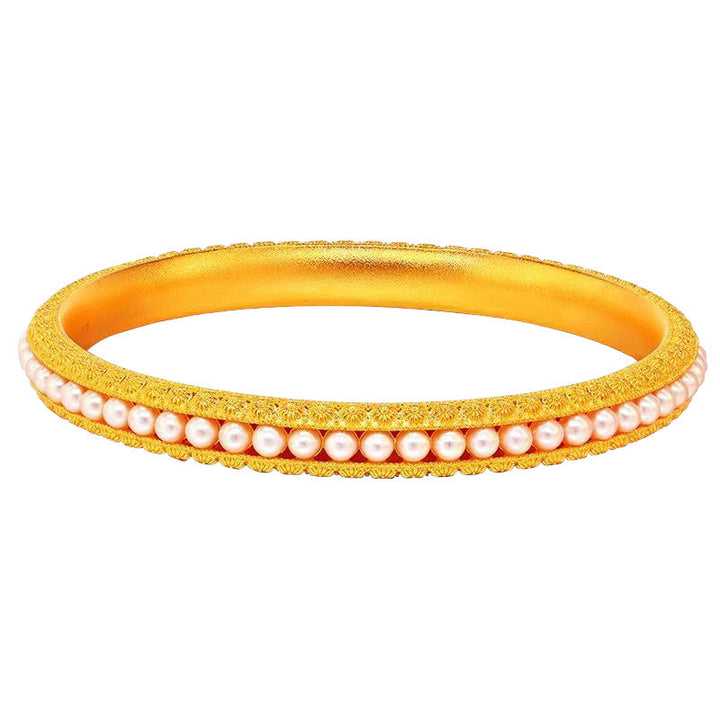 Brazalete de media pulsera curativa con perlas de cobre y Buddha Stones