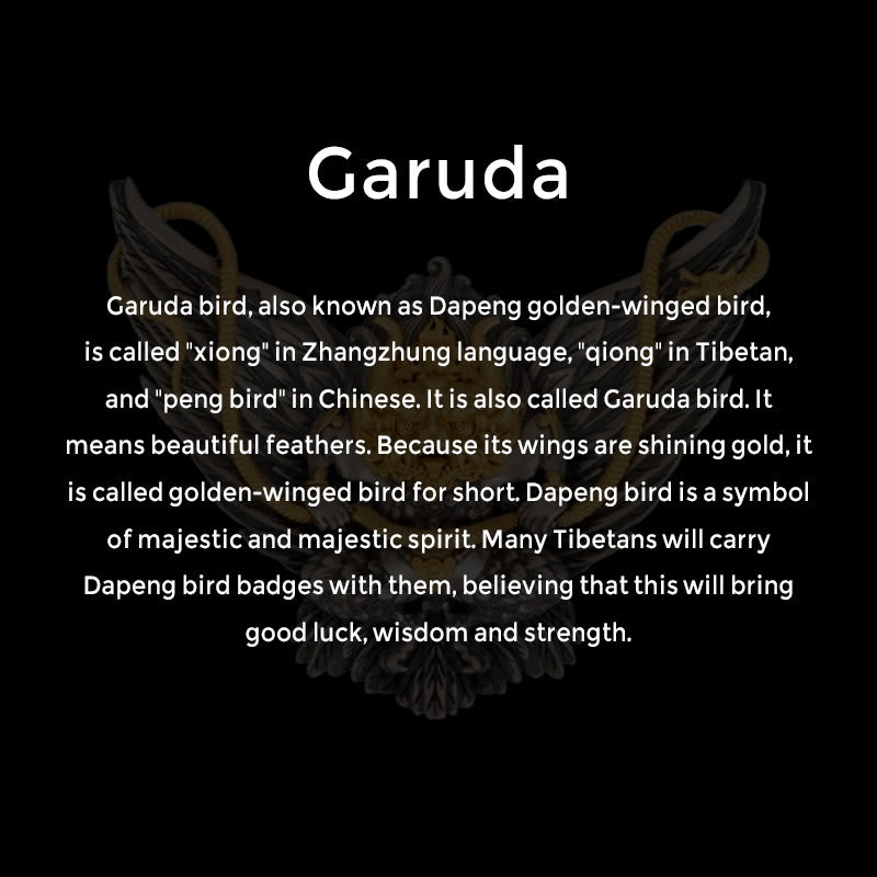 Collar con colgante de plata de ley 925 con Buddha Stones , pájaro tibetano Garuda, dragón, serpiente y sabiduría - image 8
