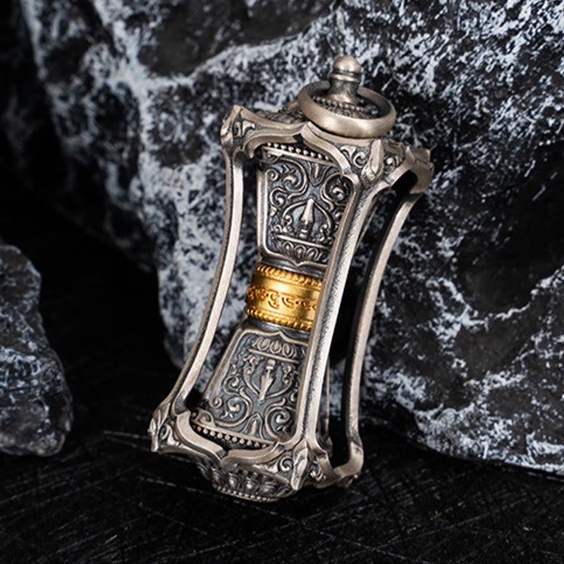 Collar con colgante de bendición de la diosa de la riqueza tibetana Zakiram de plata de ley 925 con Buddha Stones - image 7