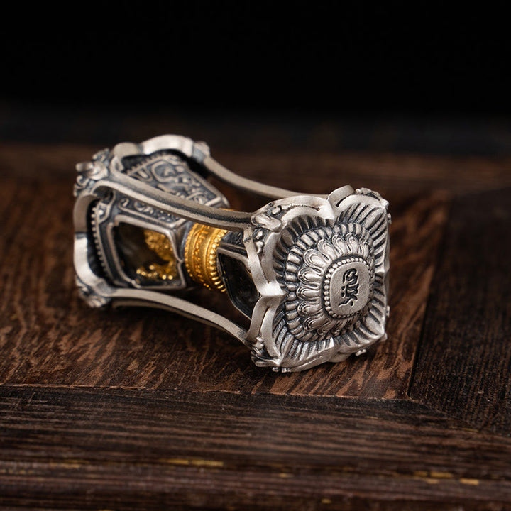 Collar con colgante de bendición de la diosa de la riqueza tibetana Zakiram de plata de ley 925 con Buddha Stones - image 4