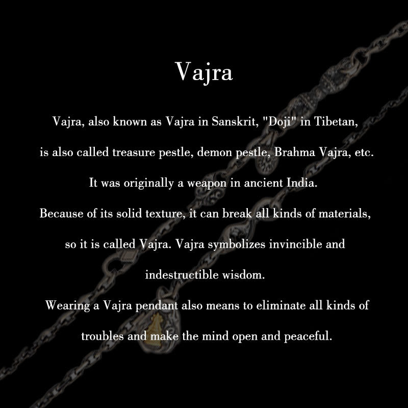 Collar de cadena de metal con bendición de Dorje Vajra de la diosa de la riqueza tibetana Zakiram blanco de plata esterlina 925 con Buddha Stones - image 9