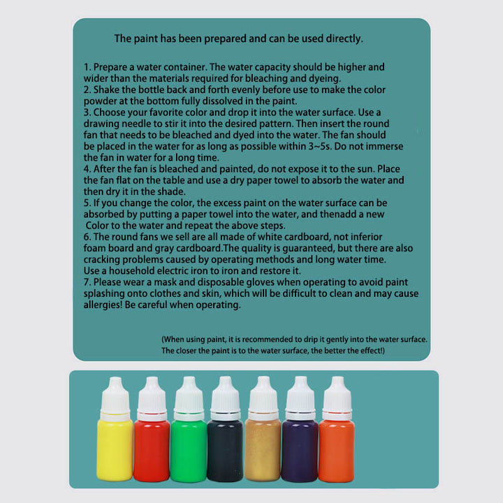 Abanico de mano con pintura en blanco de laca china hecha a mano con Buddha Stones