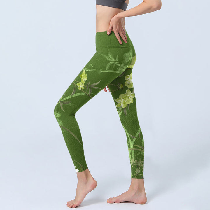 Leggings de yoga para mujer con estampado de Buddha Stones - image 3