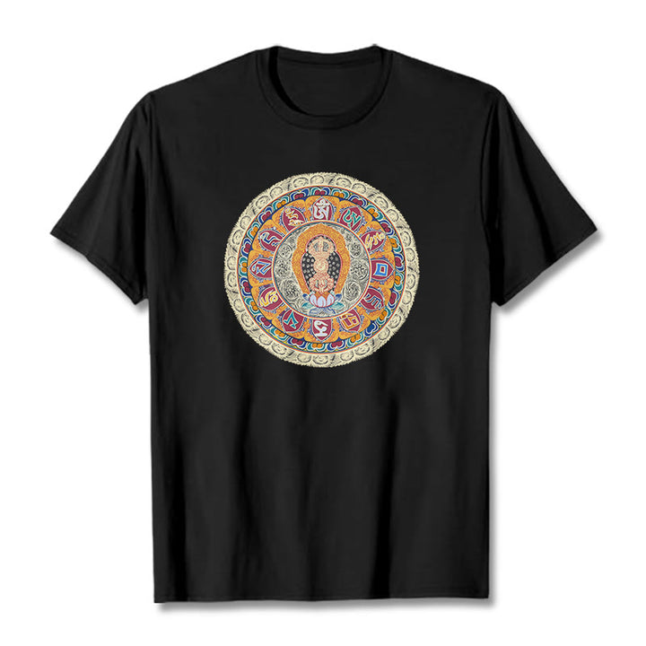 Camiseta de algodón con Buddha Stones - Negro - 2XL - image 2