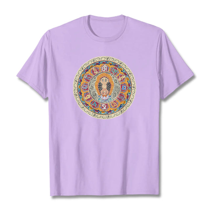 Camiseta de algodón con Buddha Stones - Ciruela - 2XL - image 15