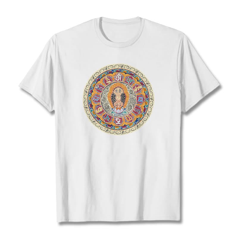 Camiseta de algodón con Buddha Stones - Blanco - 2XL - image 10