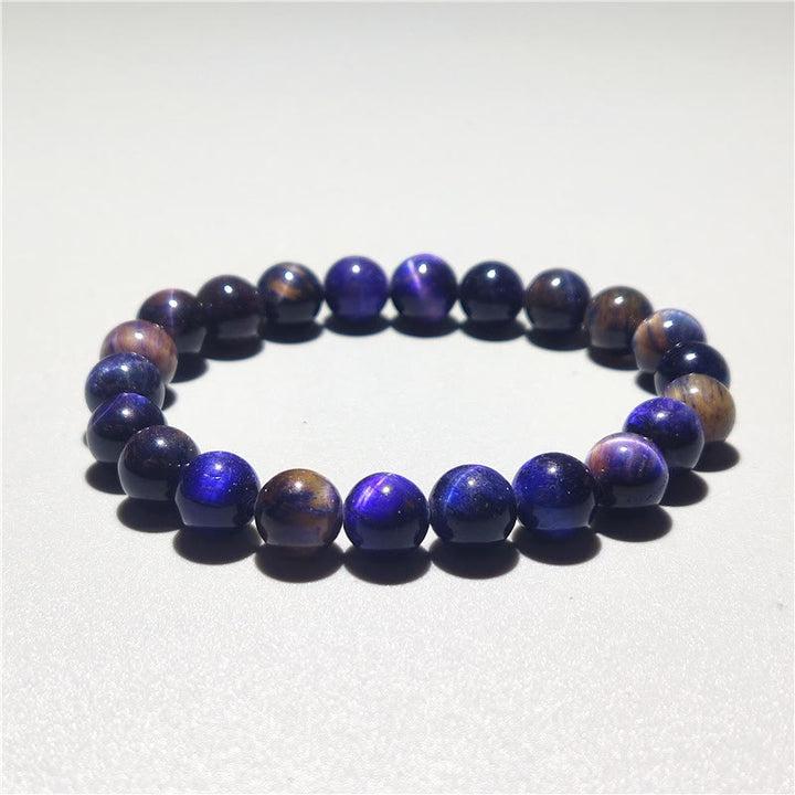 Pulsera de confianza con varias Buddha Stones y ojo de tigre