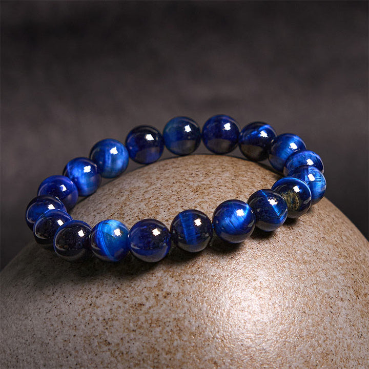 Pulsera de confianza con varias Buddha Stones y ojo de tigre