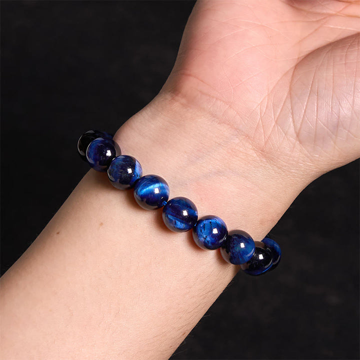 Pulsera de confianza con varias Buddha Stones y ojo de tigre