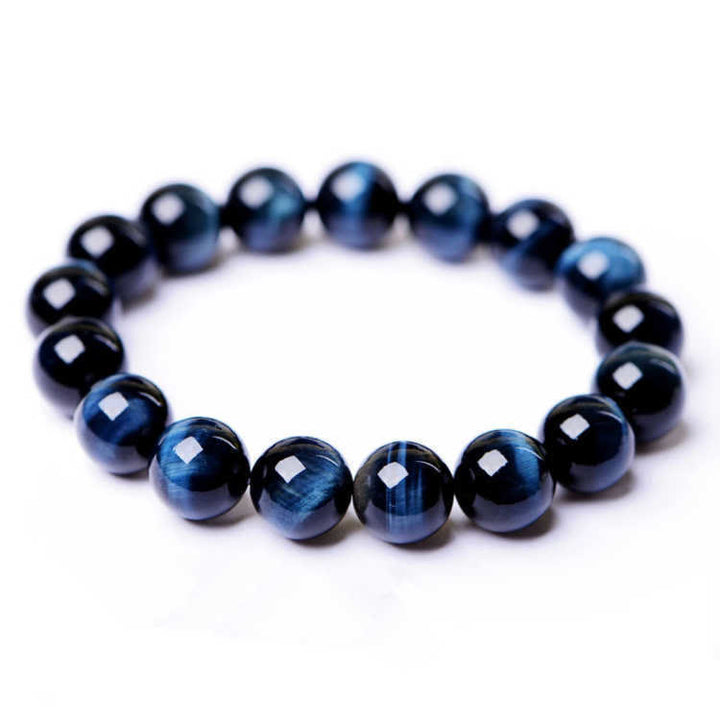 Pulsera de confianza con varias Buddha Stones y ojo de tigre