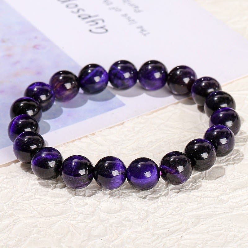 Pulsera de confianza con varias Buddha Stones y ojo de tigre