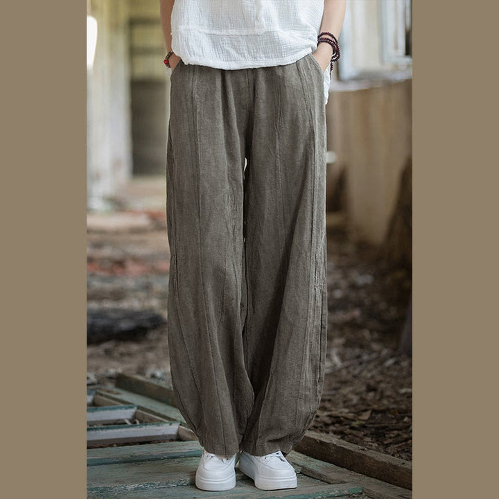 Buddha Stones Retro Tie Dye Harem Pantalones Casual Mujer Yoga Pantalones Con Bolsillos - image 17