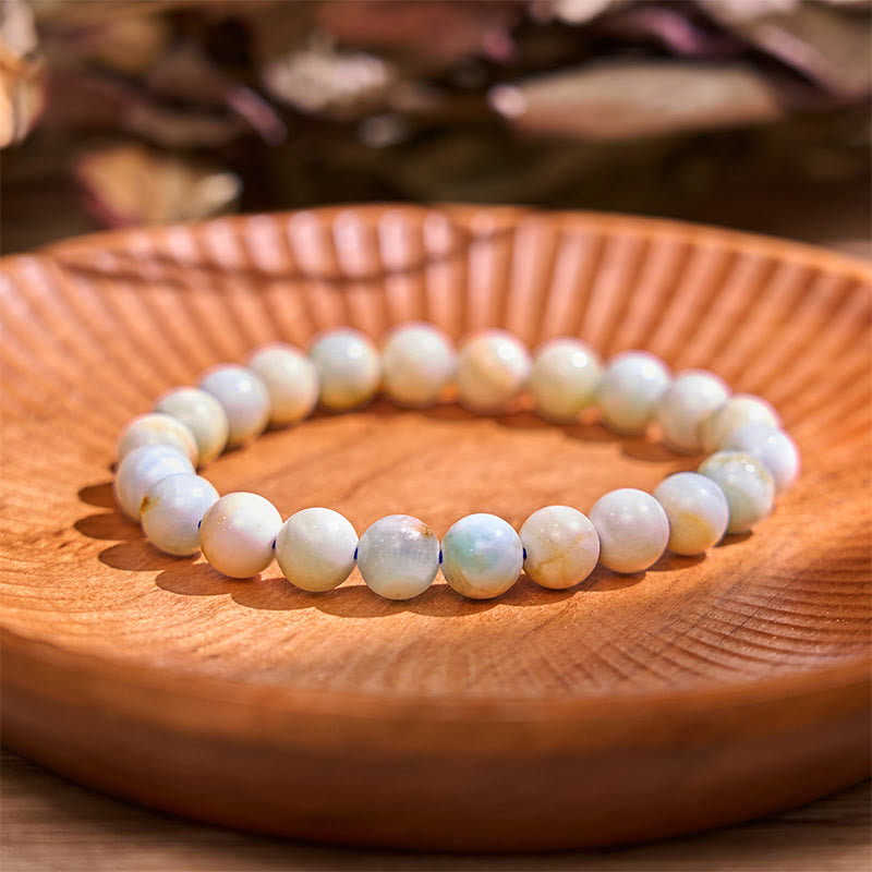 Pulsera de la calma con piedra de Buda, varios cristales, malaquita, lazurita, lapislázuli y hemimorfita. - Hemimorfita (circunferencia de la muñeca: 14-16 cm) - image 9