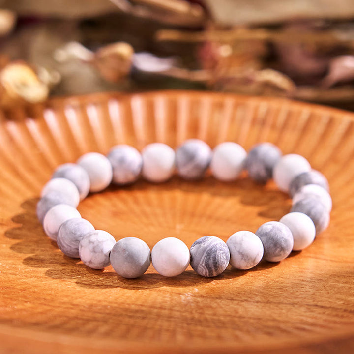 Pulsera de la calma con piedra de Buda, varios cristales, malaquita, lazurita, lapislázuli y hemimorfita. - Picasso Jasper (Circunferencia de la muñeca: 14-16 cm) - image 18