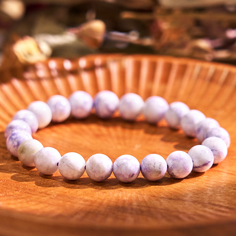 Pulsera de la calma con piedra de Buda, varios cristales, malaquita, lazurita, lapislázuli y hemimorfita. - Sodalita ligera (circunferencia de la muñeca: 14-16 cm) - image 36