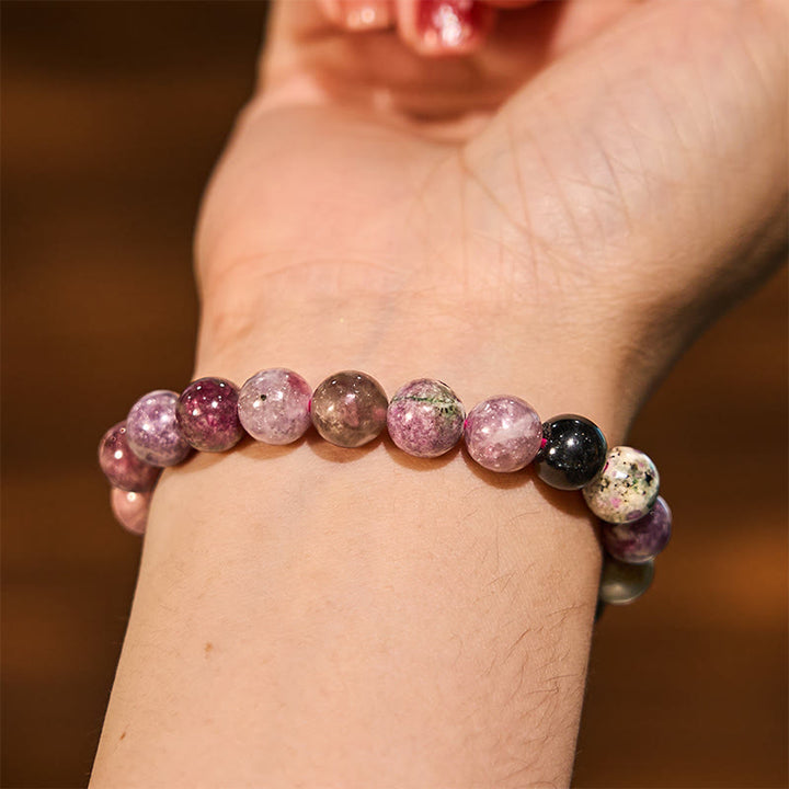 Pulsera de la calma con piedra de Buda, varios cristales, malaquita, lazurita, lapislázuli y hemimorfita. - image 43