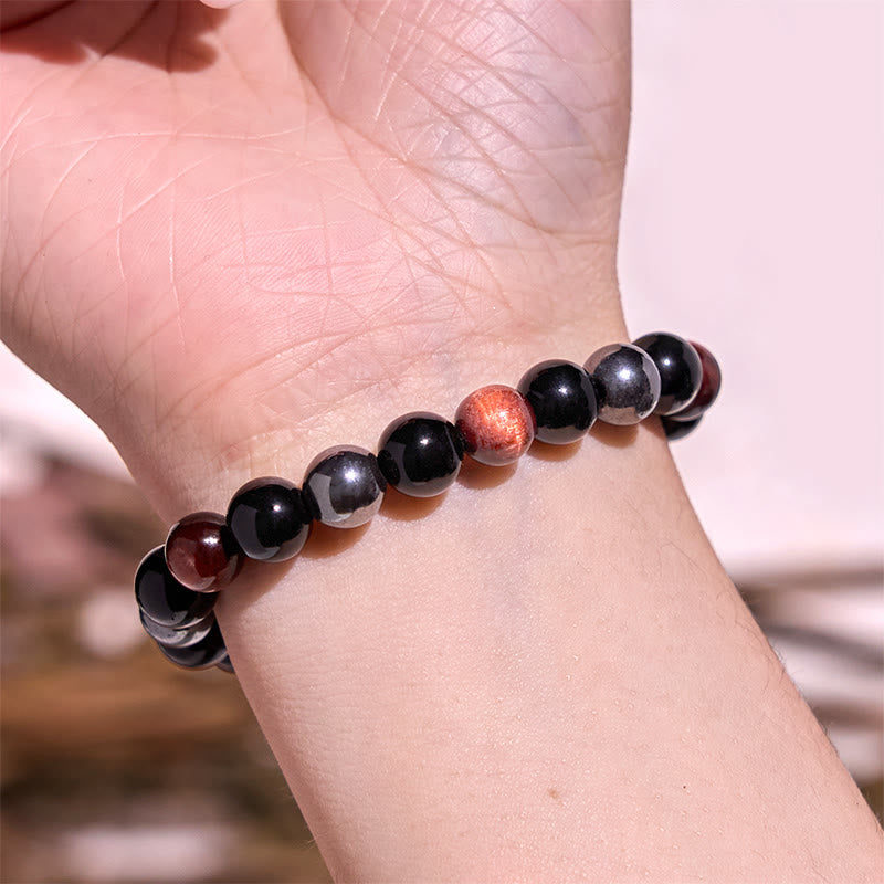 Pulsera de la calma con piedra de Buda, varios cristales, malaquita, lazurita, lapislázuli y hemimorfita. - image 73