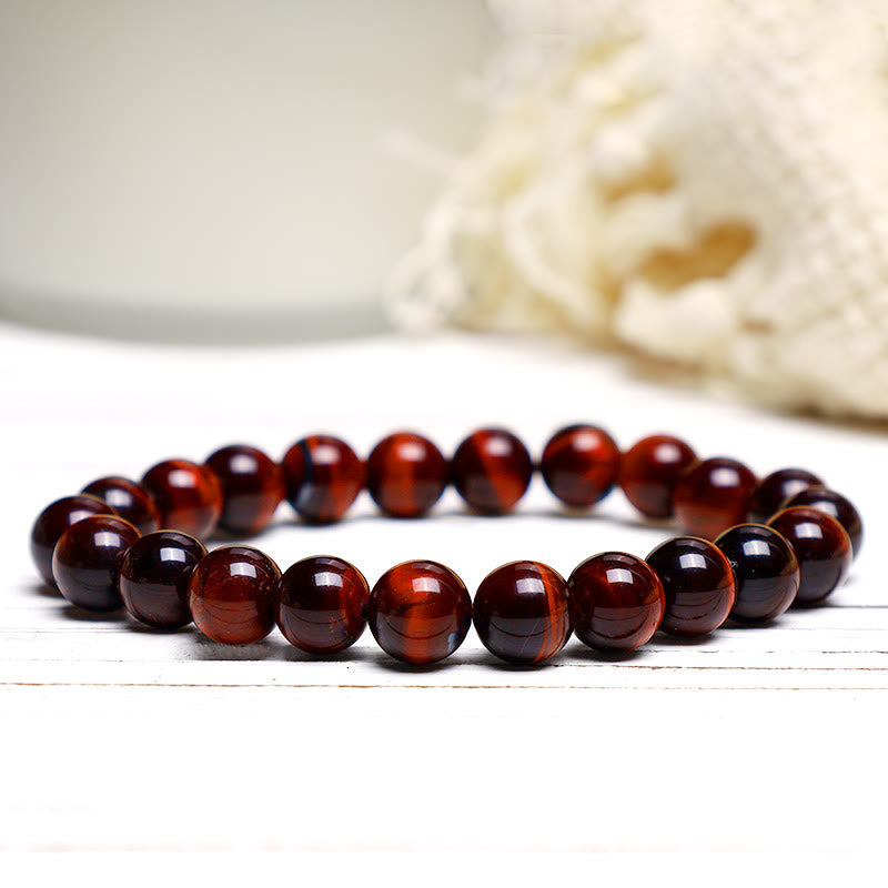 Pulsera de la calma con piedra de Buda, varios cristales, malaquita, lazurita, lapislázuli y hemimorfita. - Ojo de tigre rojo (circunferencia de la muñeca: 14-16 cm) - image 122