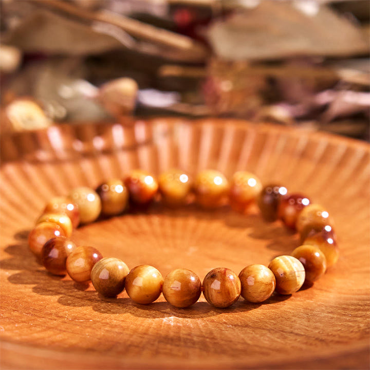Pulsera de la calma con piedra de Buda, varios cristales, malaquita, lazurita, lapislázuli y hemimorfita. - Ojo de tigre naranja (circunferencia de la muñeca: 14-16 cm) - image 144