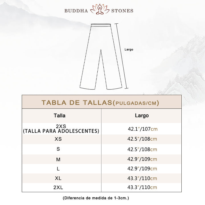 Conjunto de ropa de práctica de Zen Tai Chi Qigong, Buddha Stones , Grulla Blanca, algodón, lino, meditación, oración espiritual - image 6