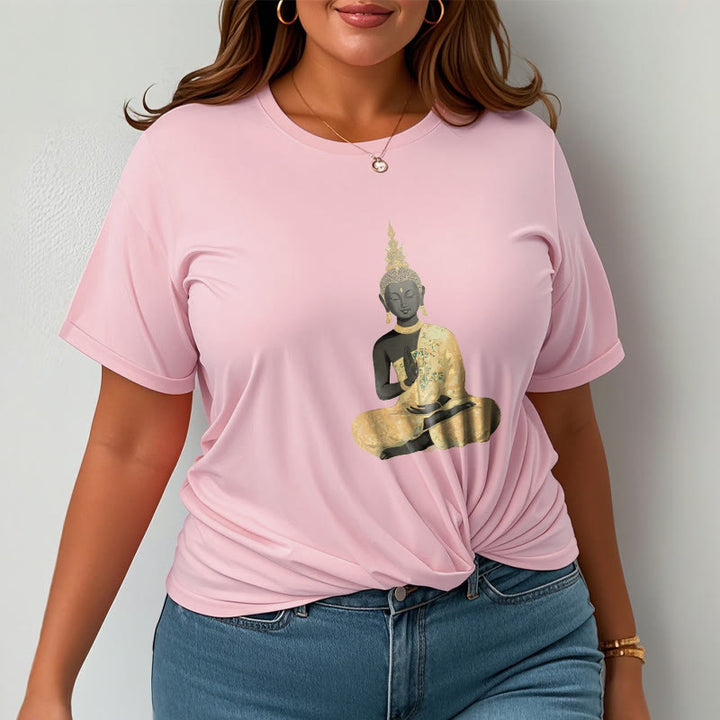 Camiseta de algodón con estampado de Buddha Stones de Buda - image 20