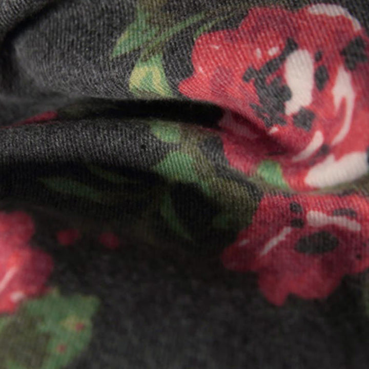 Chal de jardín con flores de rosas tibetanas y Buddha Stones, bufanda acogedora para otoño e invierno  - image 13