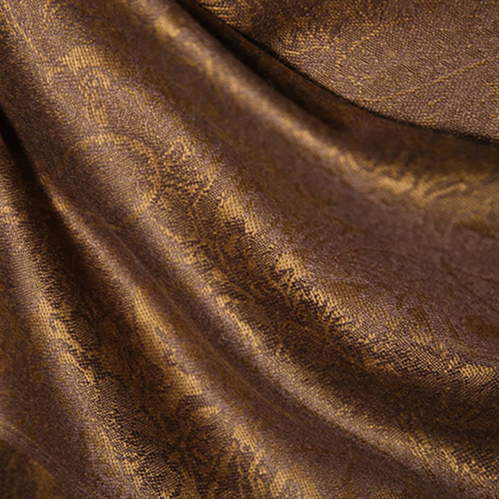 Chal tibetano de jacquard de anacardo con borlas y Buddha Stones , ideal para primavera, otoño e invierno. Bufanda cálida y acogedora. - image 6