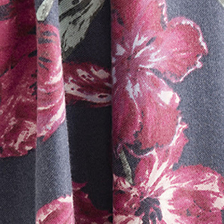 Chal tibetano con Buddha Stones , elegante estampado de flores, bufanda suave y cálida para otoño e invierno - image 6