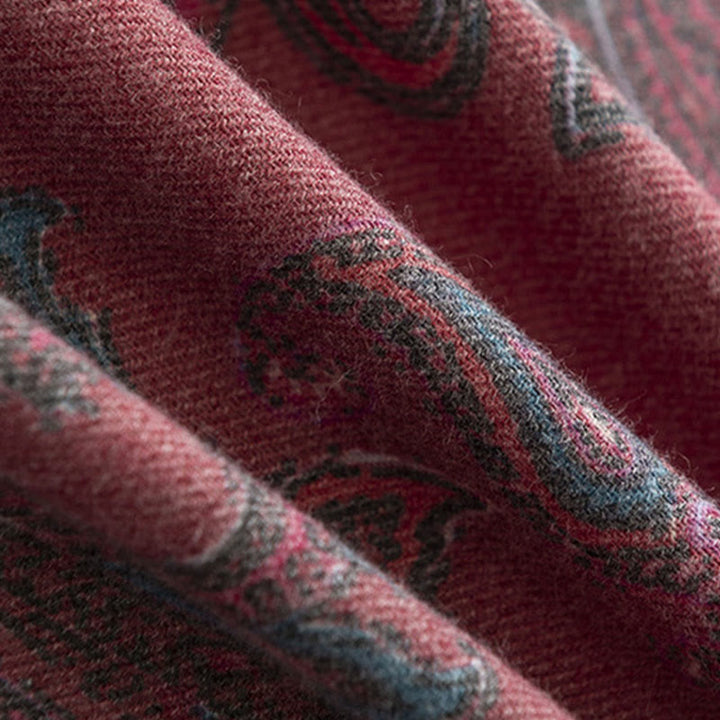 Chal con estampados de cachemira tibetano y Buddha Stones para otoño e invierno, suave y cálido - image 7