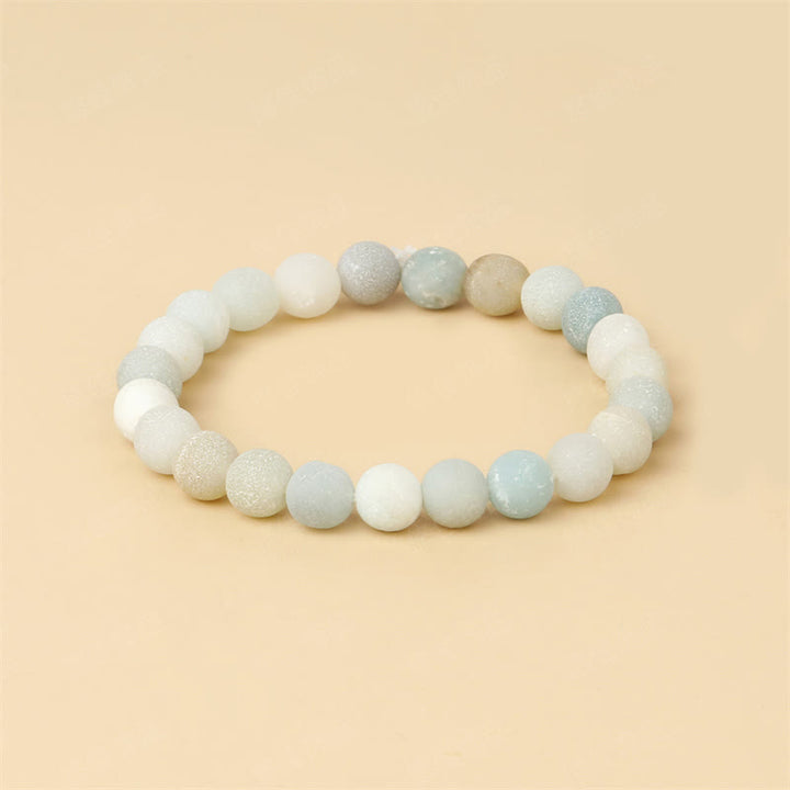 Pulsera de apoyo para el equilibrio y la calma de la serie verde Love Self de Buddha Stones