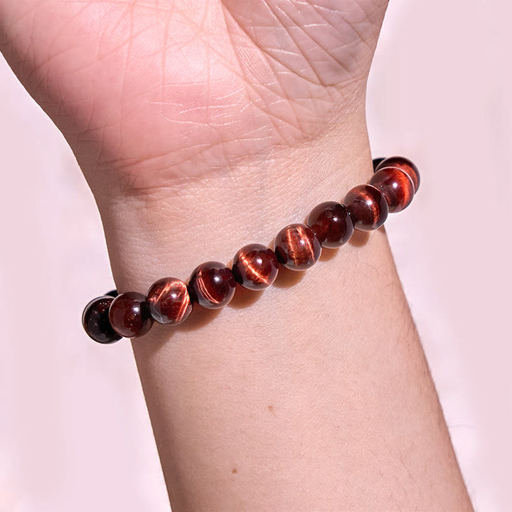 Pulsera Pasión Coraje Serie Naranja Rojo Buddha Stones Inspiran Creatividad