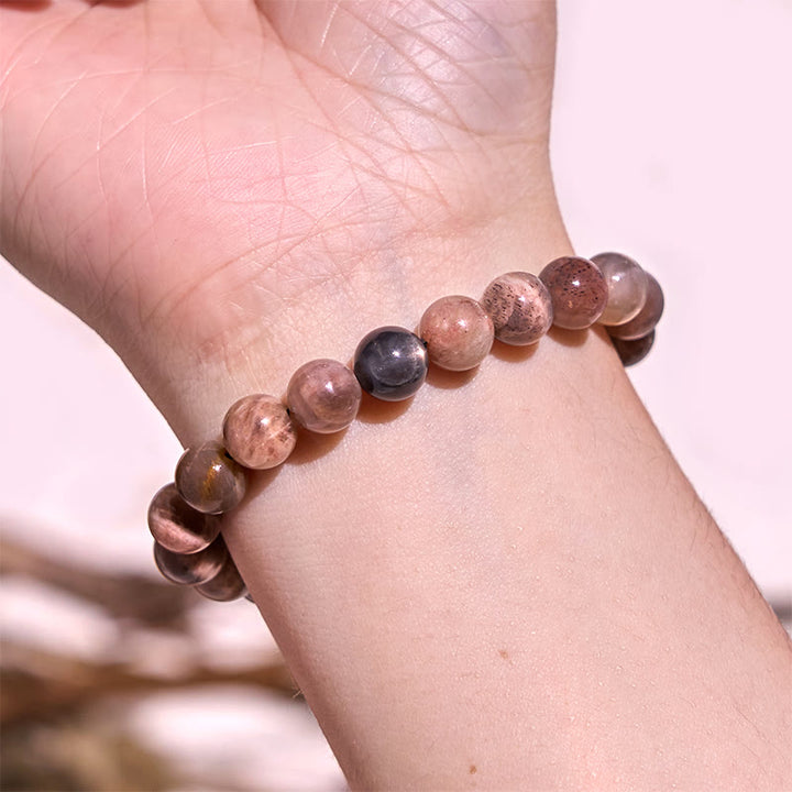 Pulsera Pasión Coraje Serie Naranja Rojo Buddha Stones Inspiran Creatividad
