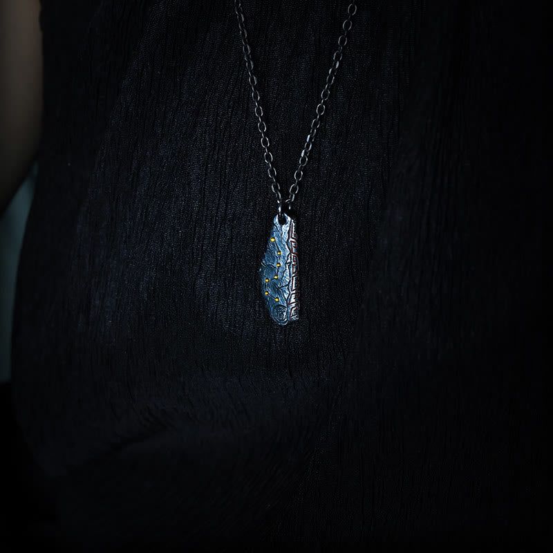 Colgante de plata de ley 999 con forma de Osa Mayor y Buddha Stones - image 6