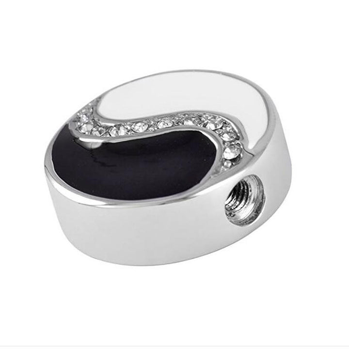 Colgante de collar de acero de titanio con armonía de Buddha Stones y Yin Yang - image 5