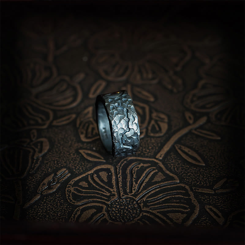 Anillo de equilibrio Yin Yang de plata de ley 999 con Buddha Stones - image 2