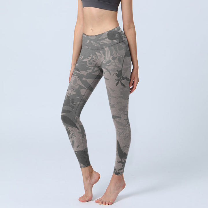 Leggings de yoga para mujer con estampado de Buddha Stones - Gris - US18，UK/AU22，EU50 (4XL) - image 1