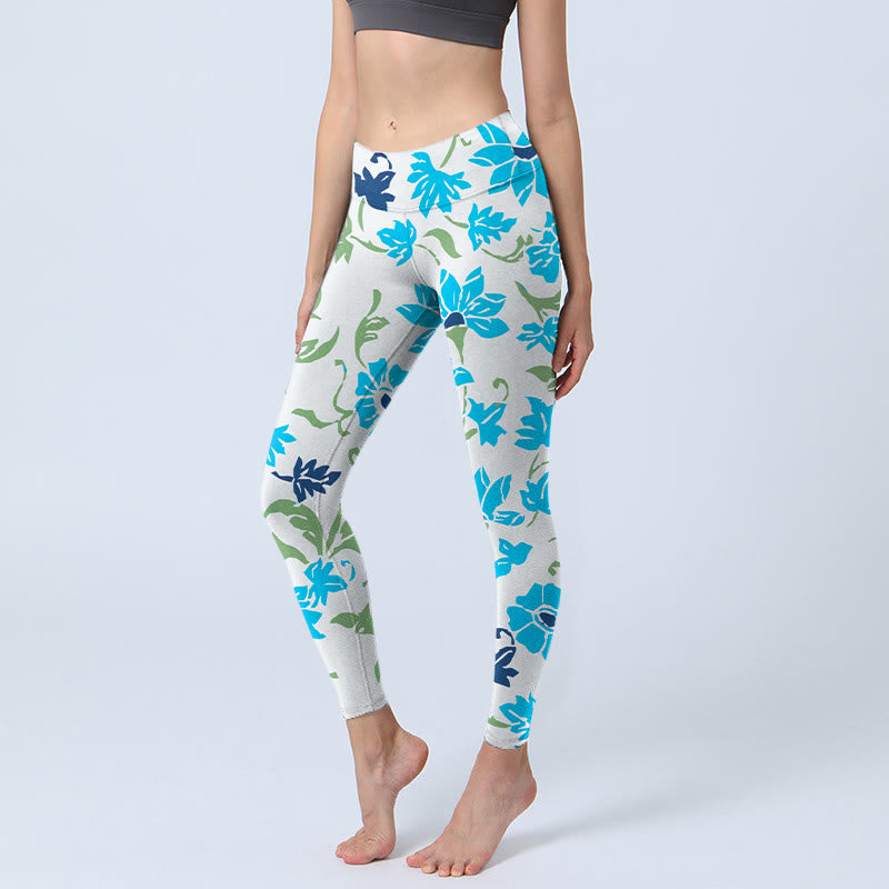 Leggings de yoga para mujer con estampado de Buddha Stones - Gris claro - US18，UK/AU22，EU50 (4XL) - image 1