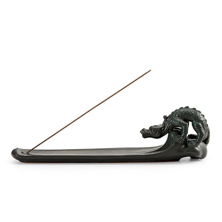 Quemador de incienso de cerámica con forma de conejo, luna y Buddha Stones, PiXiu, para curación de montañas - image 13