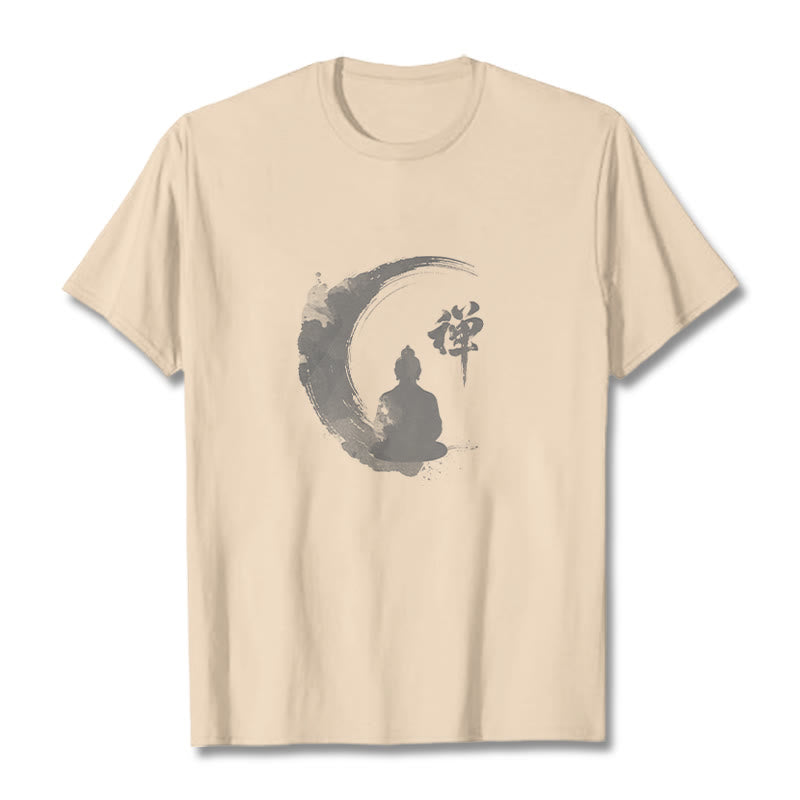 Camiseta de algodón con estampado de Buddha Stones de Buda - Sopa de mariscos - 2XL - image 17